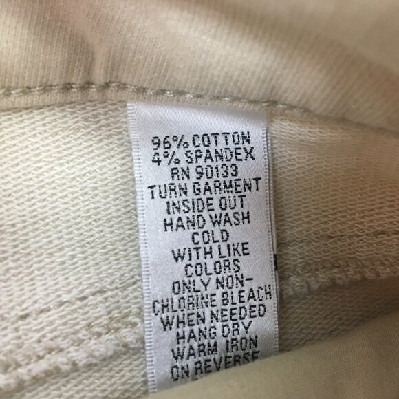 Dream Jeannes Quacker Factory Jeans 10 30 High Rise Bootcut Khaki Stretch Beige - Picture 10 of 13